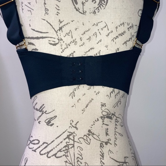 Free People Naomi Longline Bra Thick Adjustable Straps Black NEW NTW - Picture 7 of 14